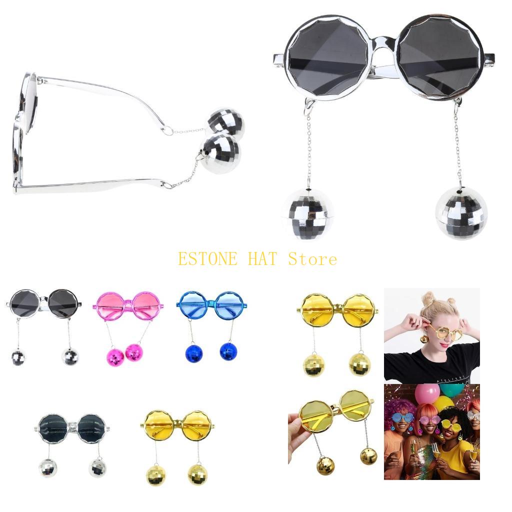 Women'S Fashion Of The 70S - 49MF Vintage Disco Ball แว่นตาตลกแว่นตากันแดด PartyFavor