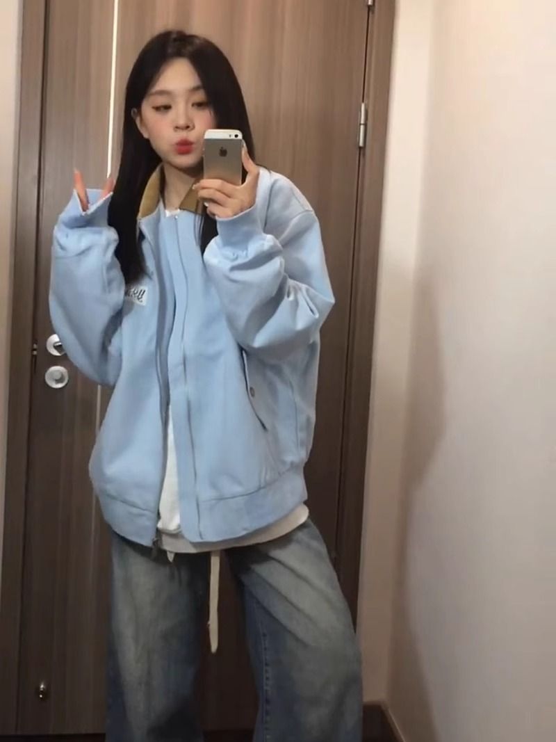 Women'S Fashion Utility Jacket - เสื้อโค้ทผู้หญิง เสื้อแจ็คเก็ต เสื้อผ้าผู้หญิง แบบมีกระเป๋าหลายช่อง สไตล์ยูทิลิตี้ สีกากี