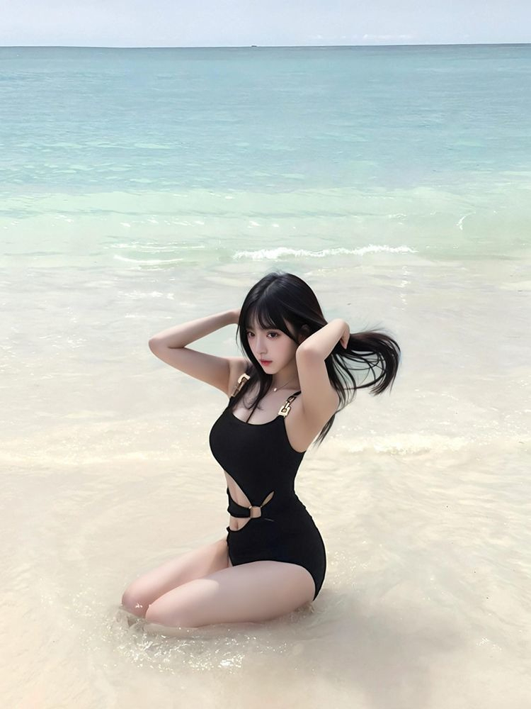 Women'S Fashion For Summer 2026 - ชุดว่ายน้ำวันพีซแบบเซ็กซี่เว้าหลัง ดีไซน์เก๋ไก๋สำหรับผู้หญิง แฟชั่นปี 2026 เหมาะสำหรับวันหยุดพักผ่อนที่ชายหาด สปา