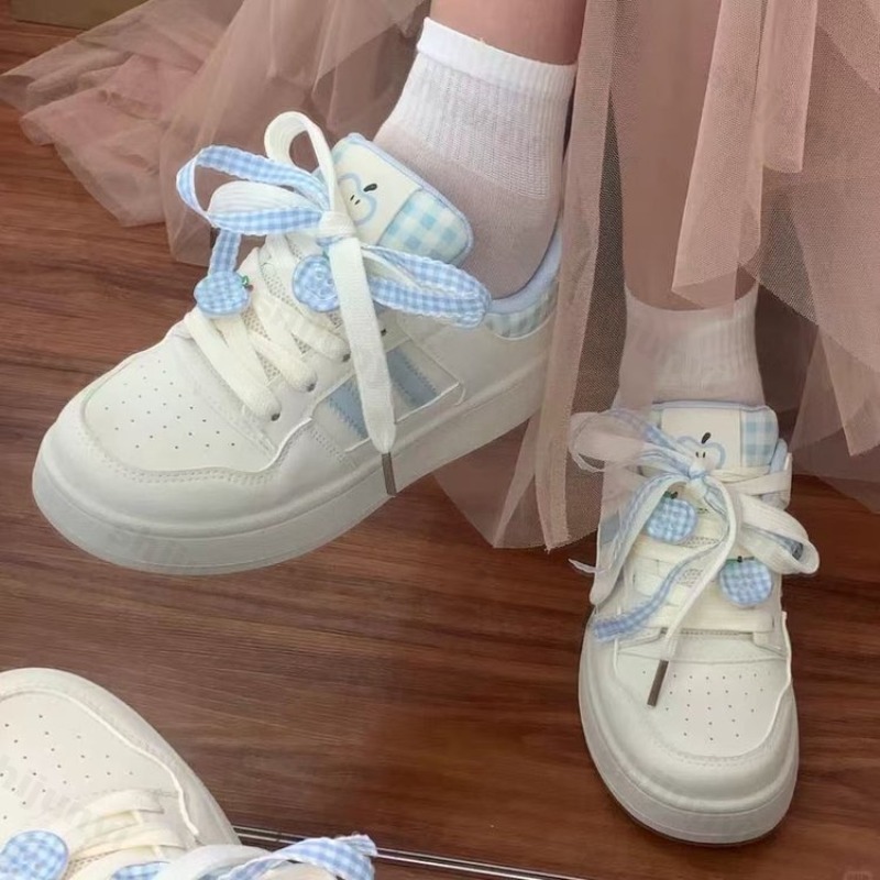 Sneakers Fashion Women - รองเท้าผ้าใบแฟชั่นผู้หญิง สไตล์ลำลอง รุ่นเพิ่มความสูง ใส่สบาย ฤดูใบไม้ผลิ ฤดูใบไม้ร่วง