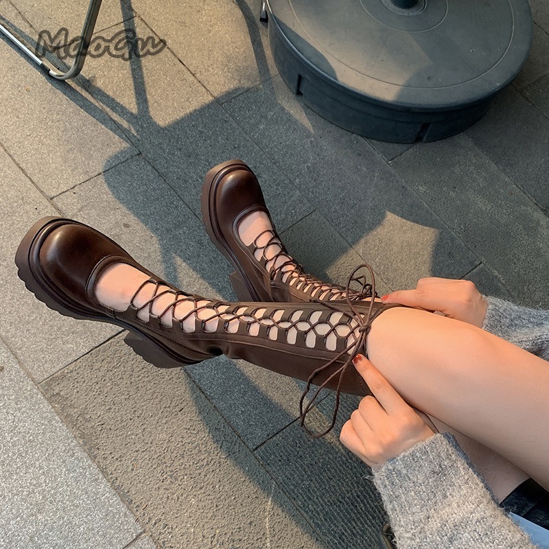 ฤดูร้อนผู้หญิงเข่า-รองเท้าบูทส - Women'S Fashion Knee High Boots บทวิจารณ์และราคา