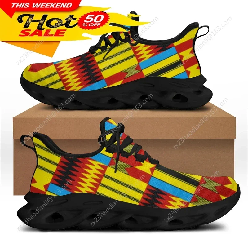 รองเท้าผ้าใบลายชนเผ่าแอฟริกันส - Sneakers Fashion Women บทวิจารณ์และราคา
