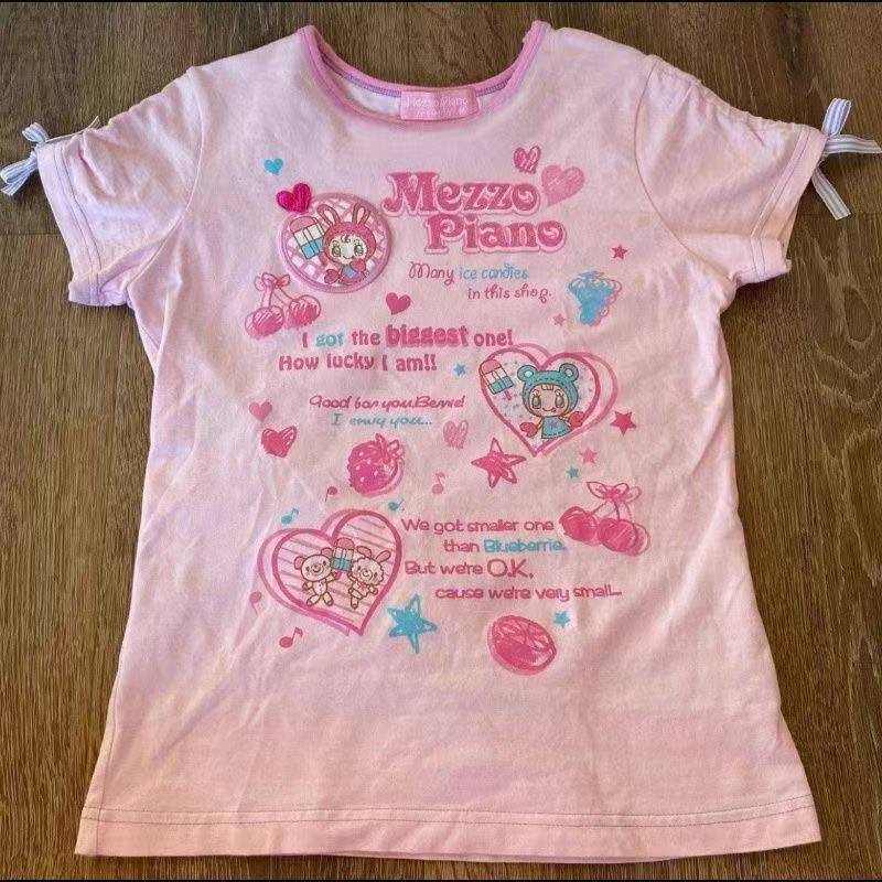 เสื้อยืดแขนสั้นสไตล์วินเทจน่าร - Women'S Fashion Tops บทวิจารณ์และราคา