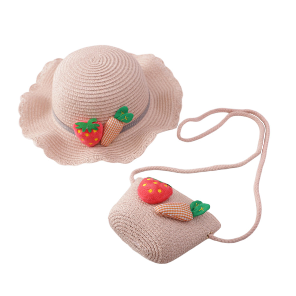 ชุดหมวกปีกกว้างกันแดดสำหรับเด็ - Straw Hat Summer บทวิจารณ์และราคา