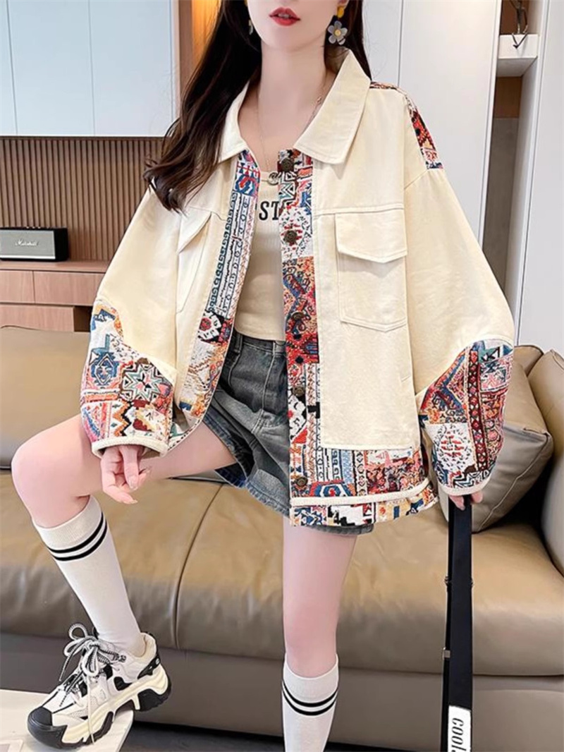 เสื้อแจ็คเก็ตยูทิลิตี้ Spliced - Women'S Fashion Utility Jacket บทวิจารณ์และราคา