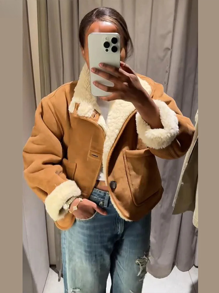 เสื้อแจ็คเก็ตแฟชั่นสองด้านแบบเ - Women'S Fashion Utility Jacket บทวิจารณ์และราคา