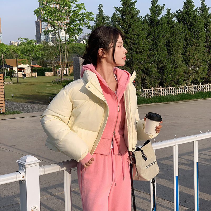 ผู้หญิงฤดูหนาวเสื้อผ้า Cropped - Women'S Fashion Quilted Jacket บทวิจารณ์และราคา