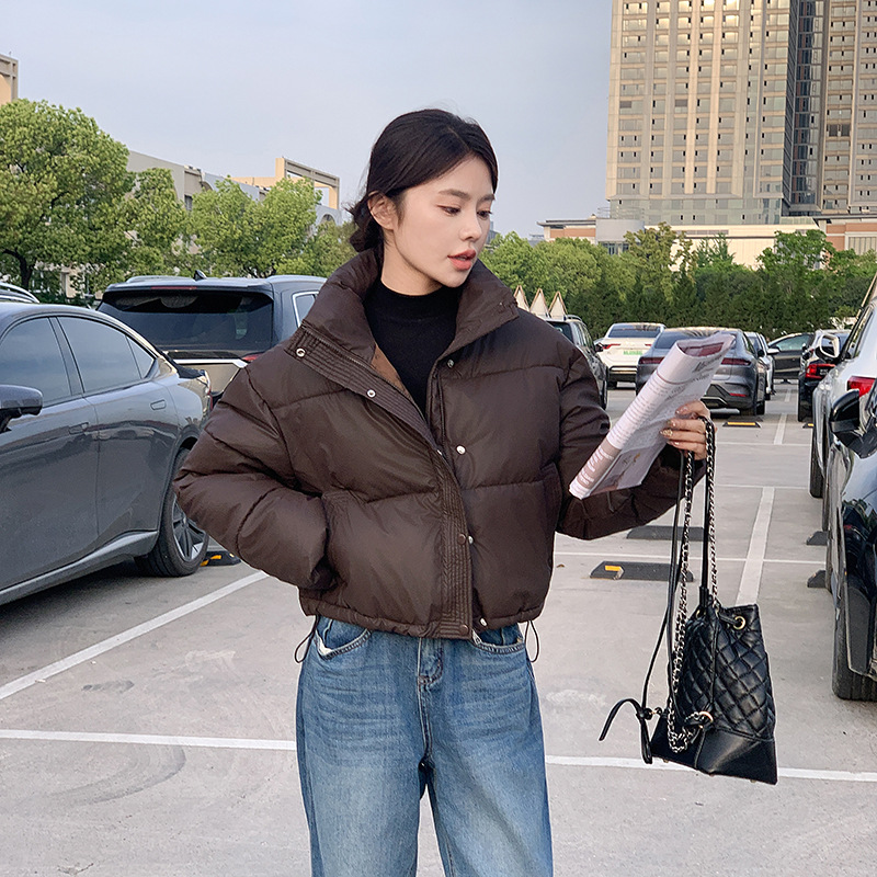 ผู้หญิงฤดูหนาวเสื้อผ้า Cropped - Women'S Fashion Quilted Jacket บทวิจารณ์และราคา