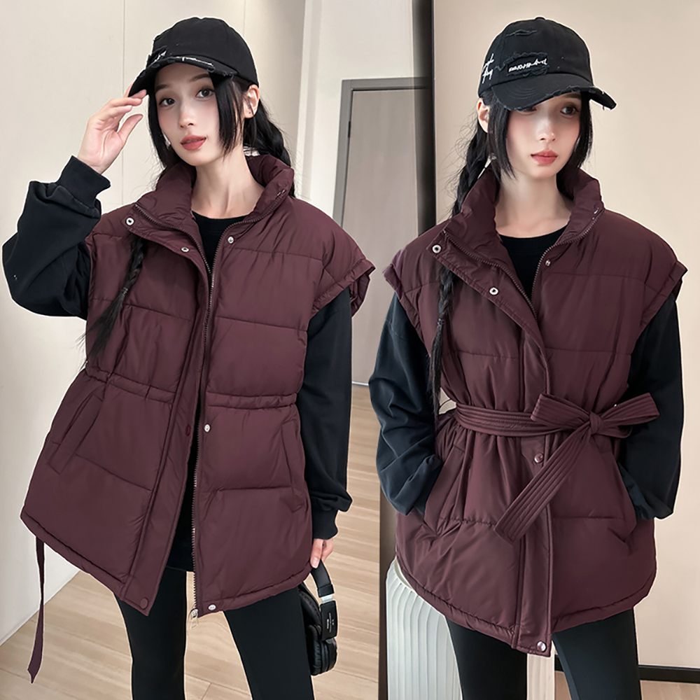 ฤดูใบไม้ร่วงฤดูหนาวเข็มขัดSlim - Women'S Fashion Quilted Jacket บทวิจารณ์และราคา