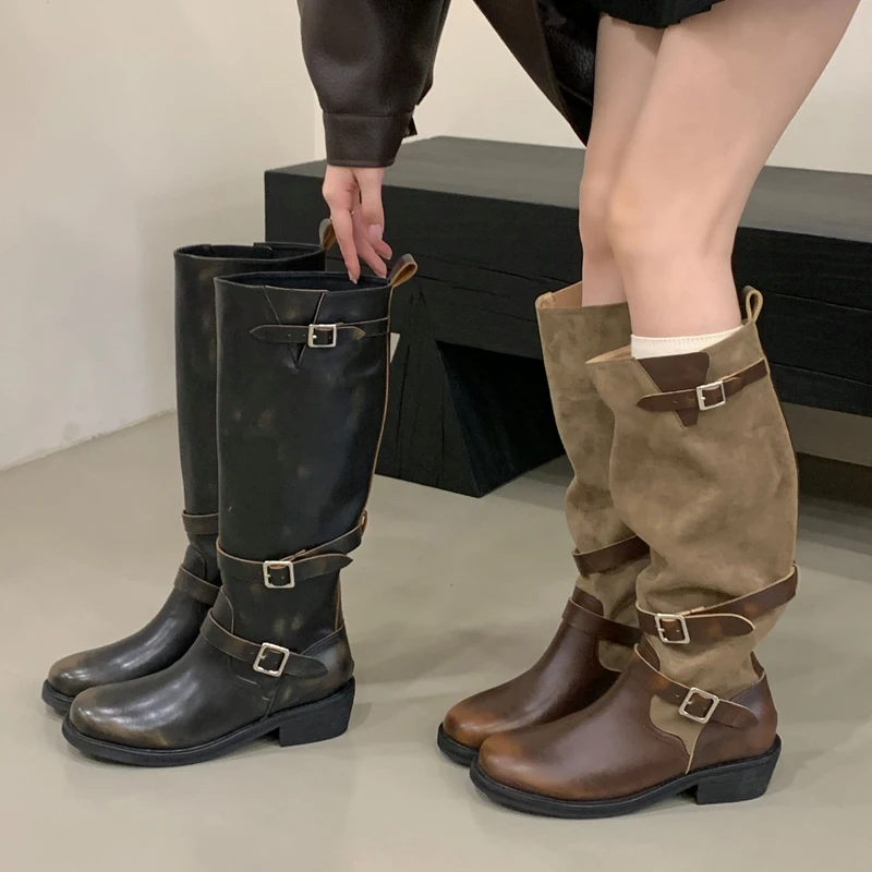 รองเท้าบูทผู้หญิง Eilyken แบบส - Women'S Fashion Knee High Boots บทวิจารณ์และราคา
