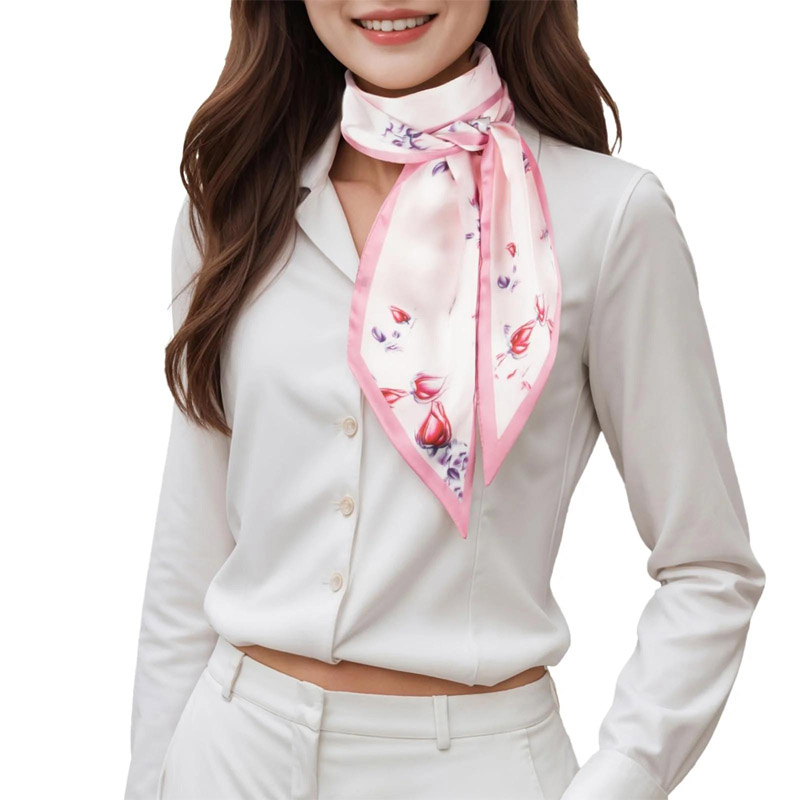 แฟชั่นลายริบบิ้นผมผ้าพันคอผู้ห - Women Fashion Necktie บทวิจารณ์และราคา