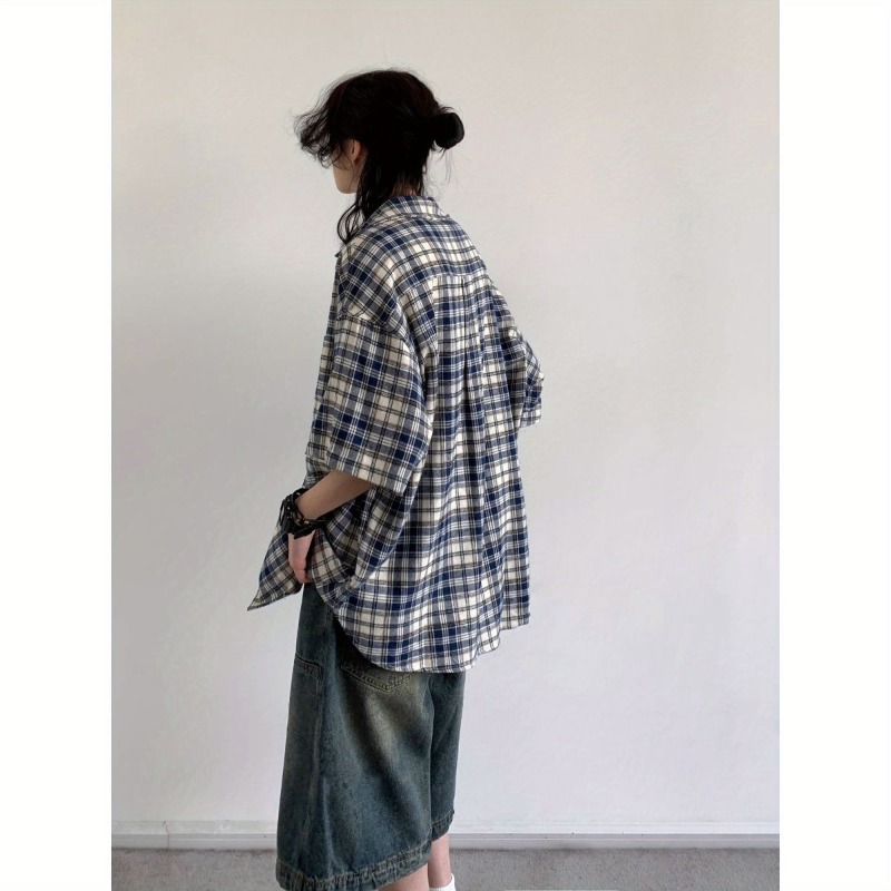 สไตล์วัยรุ่นญี่ปุ่นชายหญิงลายส - Denim Shorts Women บทวิจารณ์และราคา