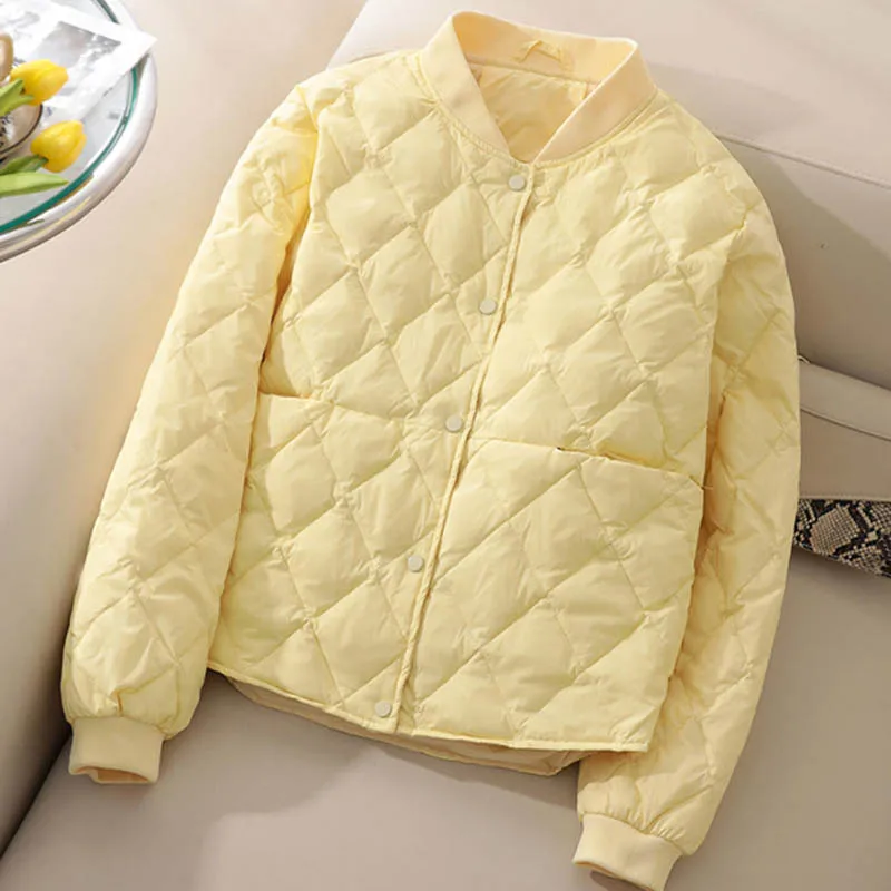 เสื้อแจ็คเก็ตผ้าฝ้ายบุใยสังเคร - Women'S Fashion Quilted Jacket บทวิจารณ์และราคา