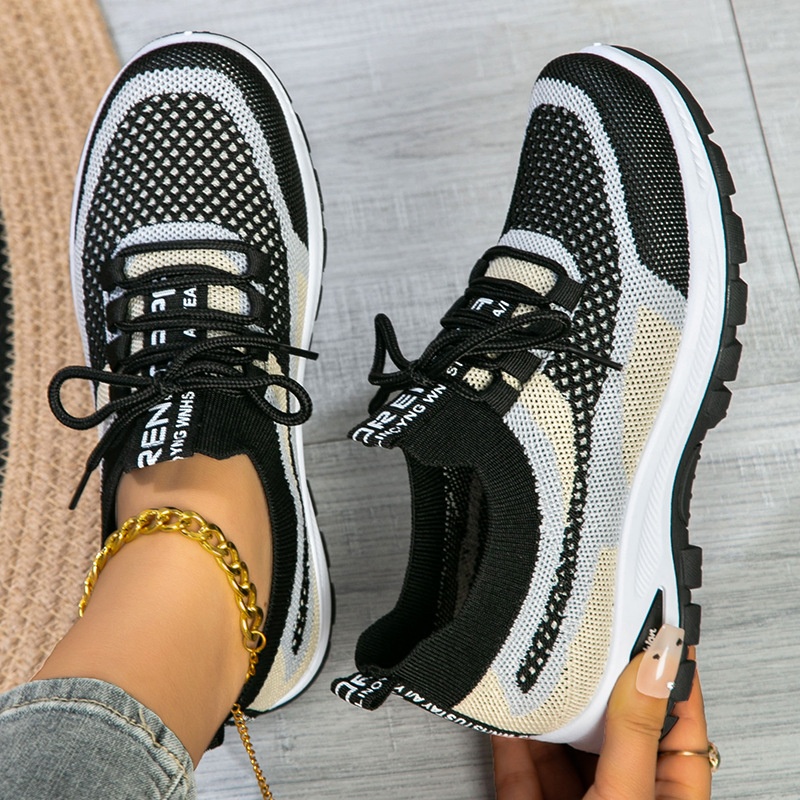 รองเท้าผู้หญิงแฟชั่นลำลองรองเท - Sneakers Fashion Women บทวิจารณ์และราคา