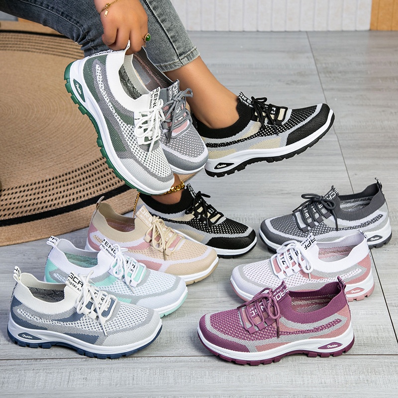 รองเท้าผู้หญิงแฟชั่นลำลองรองเท - Sneakers Fashion Women บทวิจารณ์และราคา