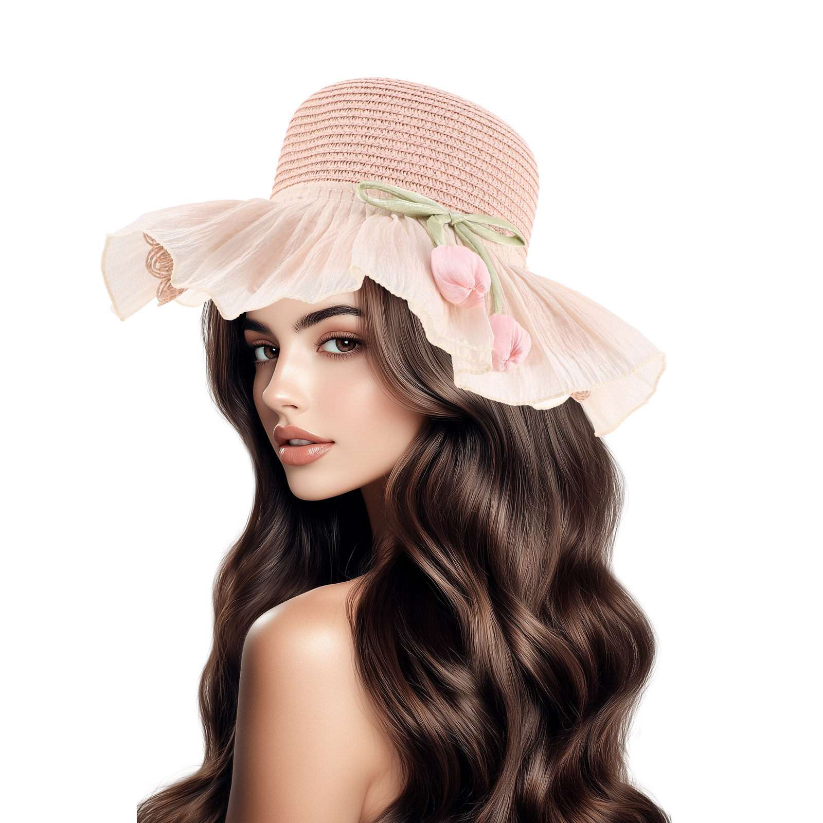 หมวกฟางฤดูร้อนสำหรับเด็กผู้หญิ - Straw Hat Summer บทวิจารณ์และราคา