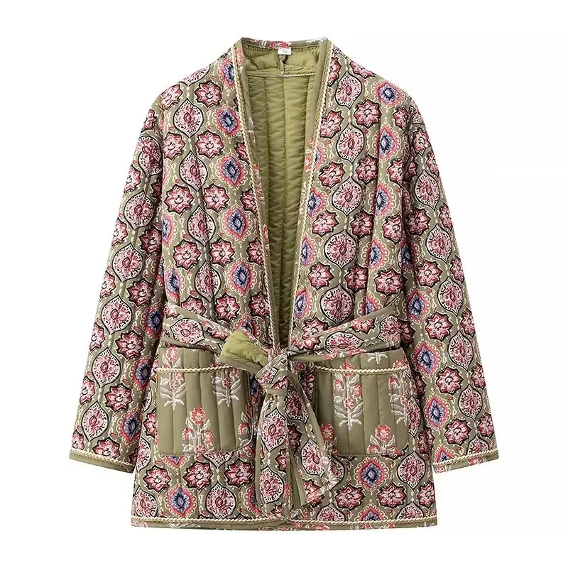 เสื้อแจ็คเก็ตผู้หญิงแฟชั่นใหม่ - Women'S Fashion Quilted Jacket บทวิจารณ์และราคา