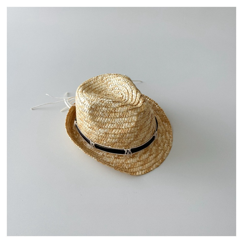 หมวกฟีโดราฟางธรรมชาติสำหรับเด็ - Straw Hat Summer บทวิจารณ์และราคา