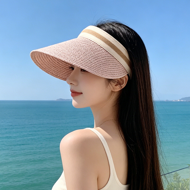 หมวกสานปีกกว้างปักโลโก้ตามสั่ง - Straw Hat Summer บทวิจารณ์และราคา