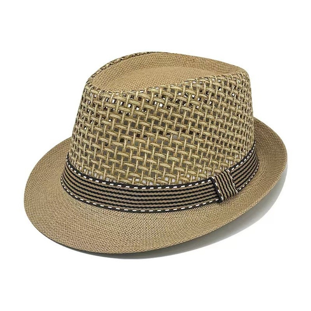 หมวกปานามาชายปีกสั้น ระบายอากา - Straw Hat Summer บทวิจารณ์และราคา