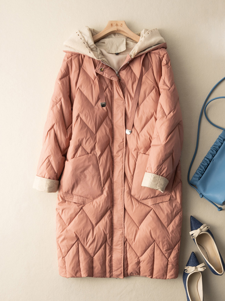 SEDUTMO ยาวเป็ดฤดูหนาวลงเสื้อแ - Women'S Fashion Quilted Jacket บทวิจารณ์และราคา