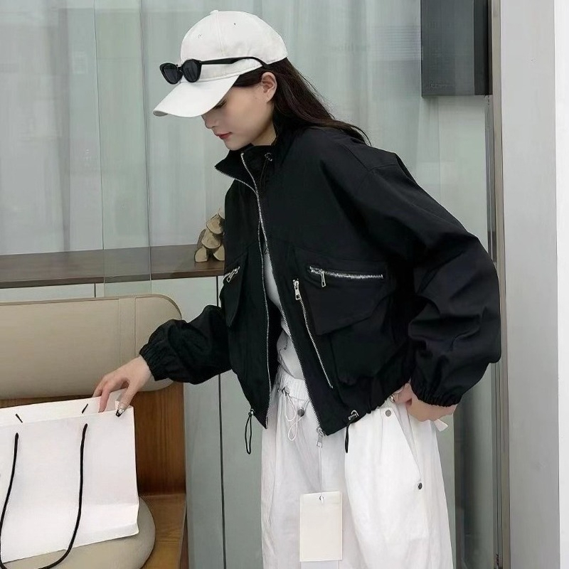 แฟชั่นเกาหลีสไตล์ฮาราจูกุ ฤดูใ - Women'S Fashion Utility Jacket บทวิจารณ์และราคา