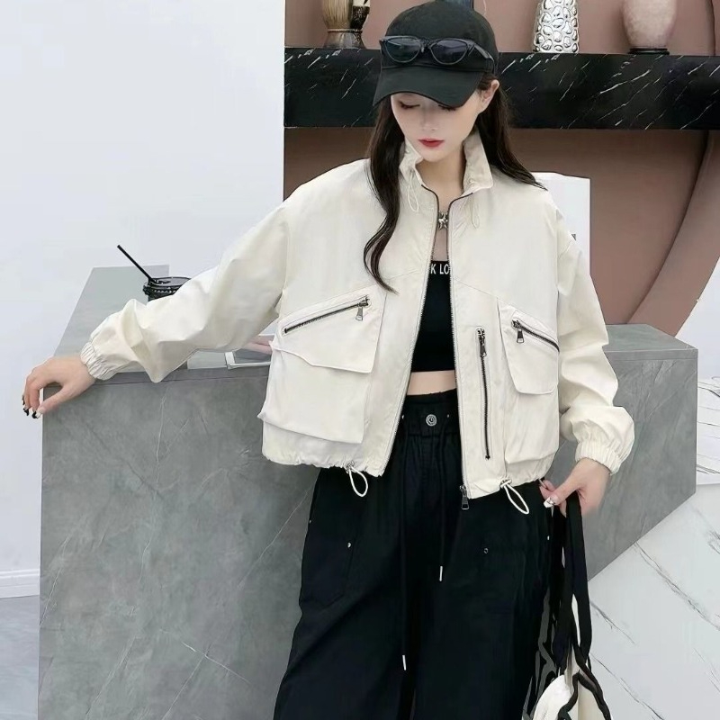 แฟชั่นเกาหลีสไตล์ฮาราจูกุ ฤดูใ - Women'S Fashion Utility Jacket บทวิจารณ์และราคา