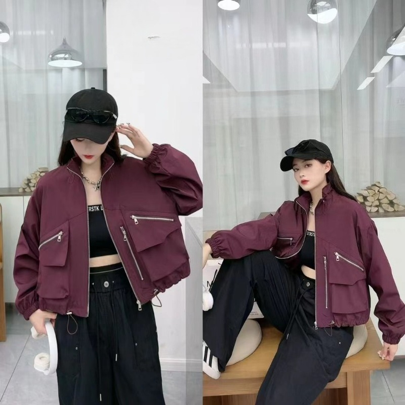 แฟชั่นเกาหลีสไตล์ฮาราจูกุ ฤดูใ - Women'S Fashion Utility Jacket บทวิจารณ์และราคา
