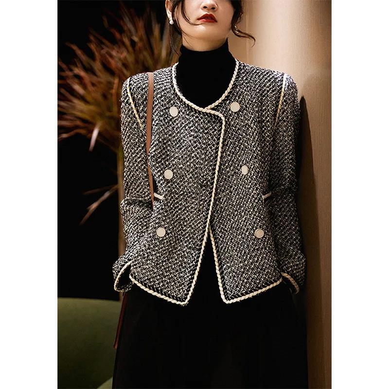 เสื้อแจ็คเก็ตทวีดผู้หญิง สีขาว - Women'S Fashion Utility Jacket บทวิจารณ์และราคา