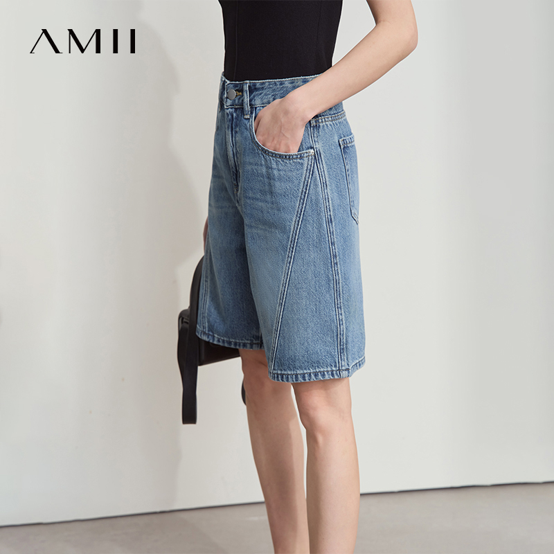 AMII กางเกงยีนส์ขาสั้นผู้หญิงม - Denim Shorts Women บทวิจารณ์และราคา