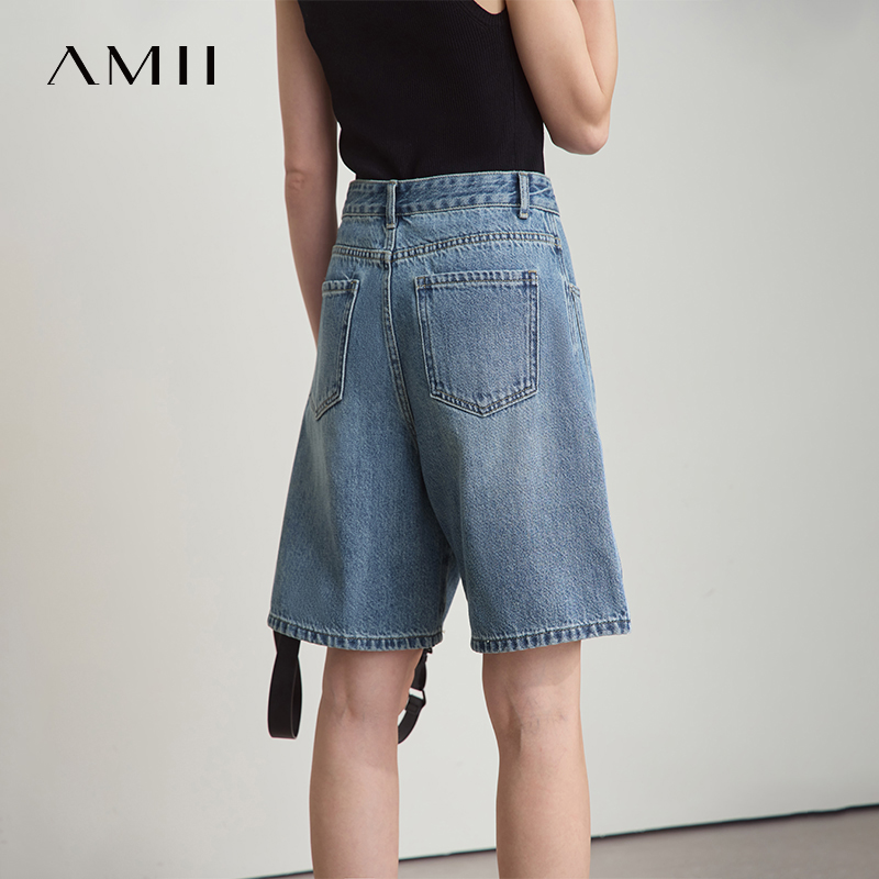 AMII กางเกงยีนส์ขาสั้นผู้หญิงม - Denim Shorts Women บทวิจารณ์และราคา