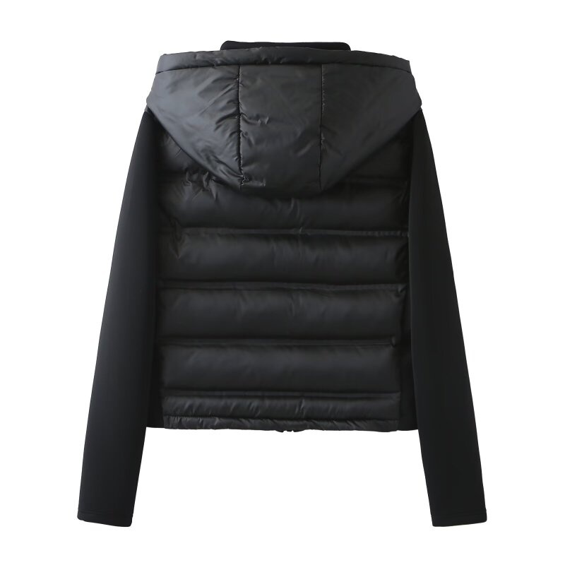 เสื้อแจ็คเก็ตผ้าฝ้ายมีฮู้ดสำหร - Women'S Fashion Quilted Jacket บทวิจารณ์และราคา