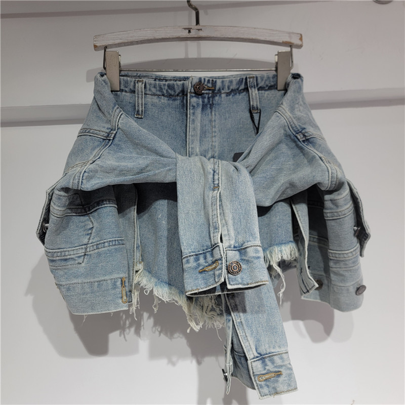 กางเกงยีนส์ขาสั้นผู้หญิง วินเท - Denim Shorts Women บทวิจารณ์และราคา