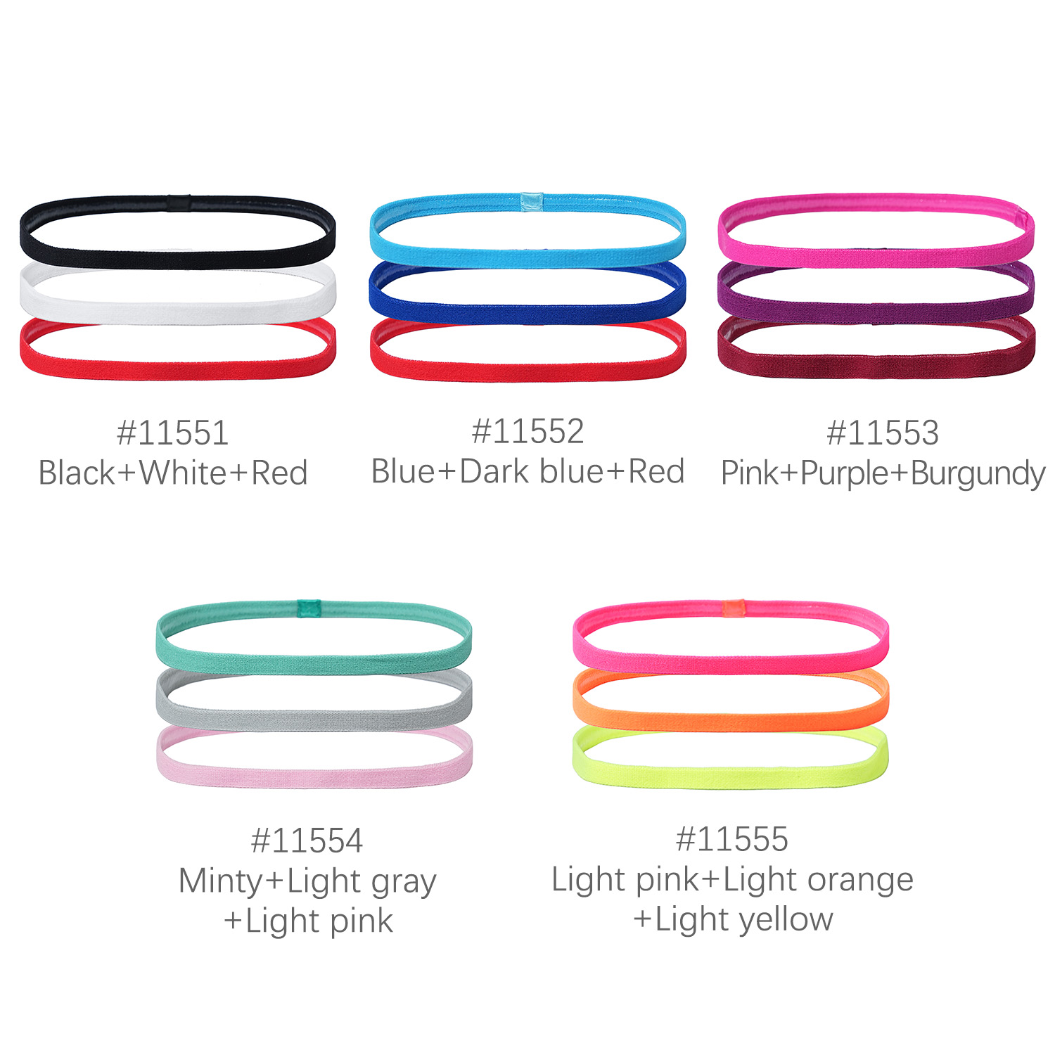 3 ชิ้นลื่นกีฬา Hairband แถบซิล - Women'S Fashion Guide บทวิจารณ์และราคา