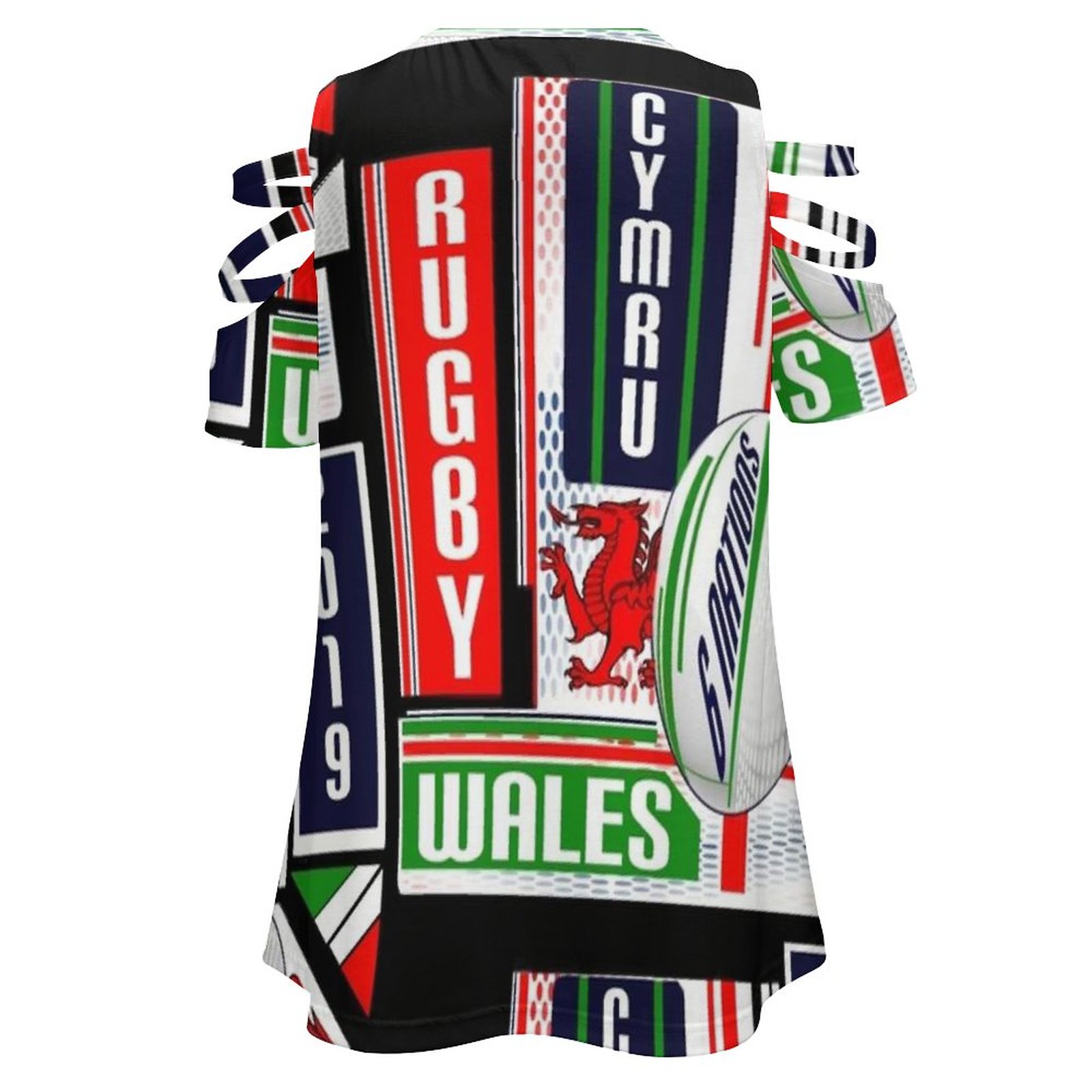 Cymru Welsh Wales รักบี้ทีม Dr - Women'S Fashion Rugby Shirt บทวิจารณ์และราคา