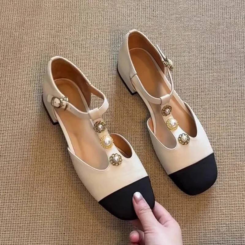 รองเท้าส้นสูงหัวเหลี่ยมสำหรับผ - Women Fashion Designer บทวิจารณ์และราคา