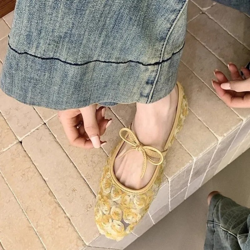 รองเท้าแมรี่เจนตาข่ายลายกุหลาบ - Women'S Fashion For Summer 2026 บทวิจารณ์และราคา