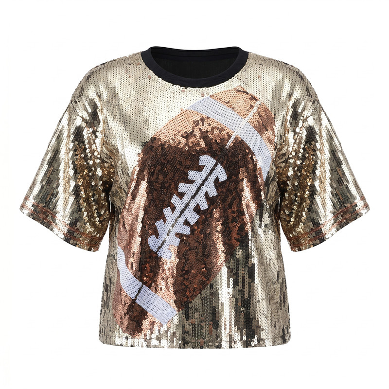 เสื้อยืดแขนสั้นพิมพ์ลายรักบี้ป - Women'S Fashion Rugby Shirt บทวิจารณ์และราคา