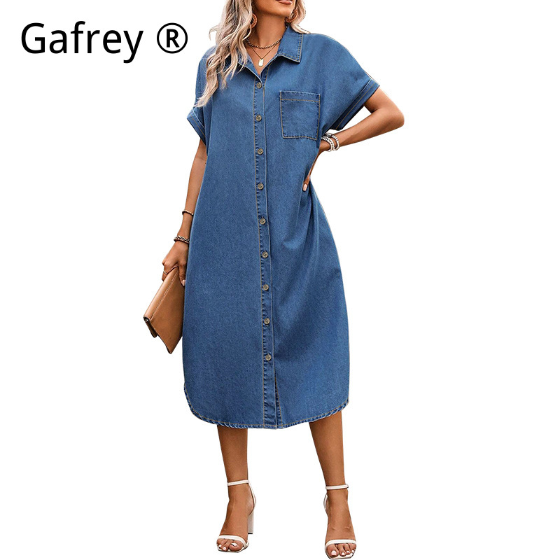 เดรสยีนส์ผู้หญิงไซส์ใหญ่พิเศษ  - Denim Shorts Women บทวิจารณ์และราคา