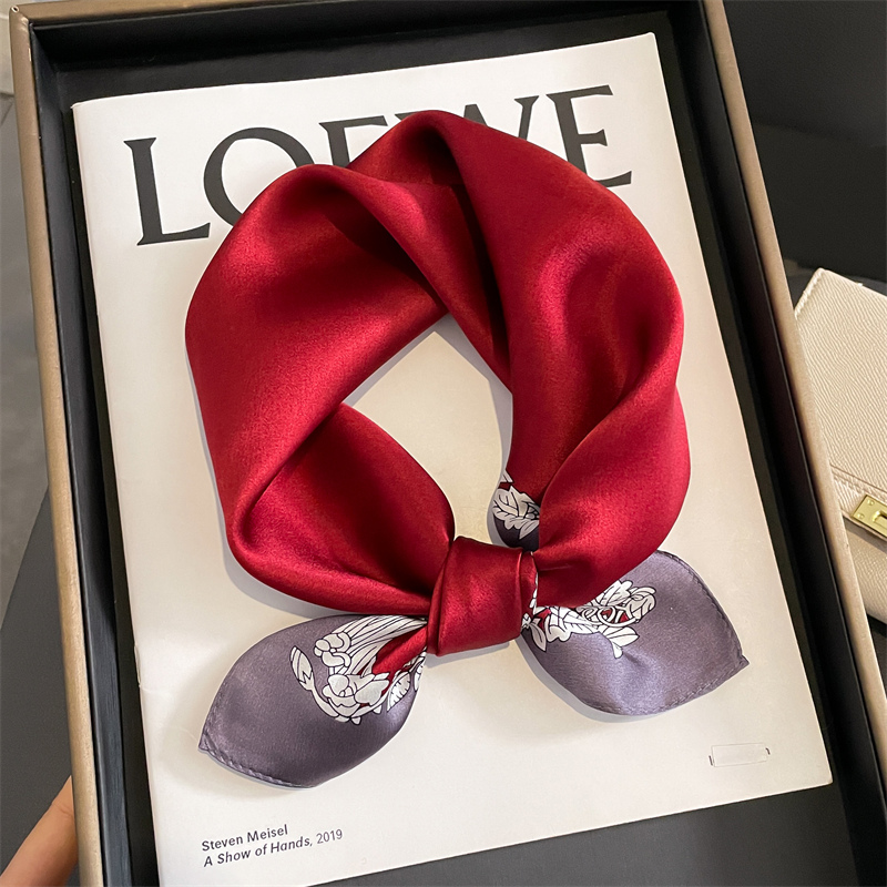 ผ้าพันคอขนาดเล็กพิมพ์ลายผู้หญิ - Women Fashion Necktie บทวิจารณ์และราคา