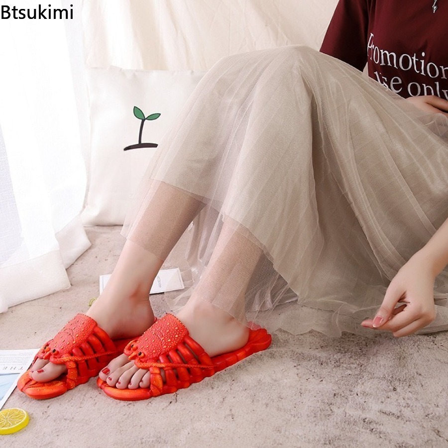 รองเท้าแตะลายการ์ตูนกุ้งมังกรส - Women'S Fashion For Summer 2026 บทวิจารณ์และราคา