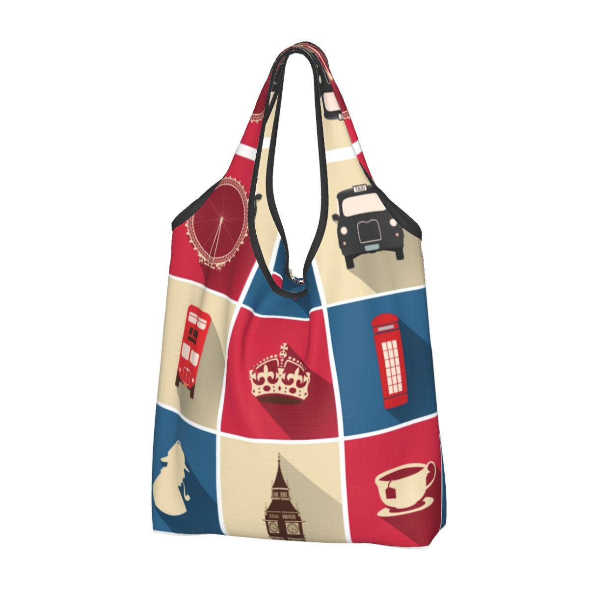 กระเป๋าสะพายไหล่ซื้อของชำลายธง - Women Fashion Uk บทวิจารณ์และราคา
