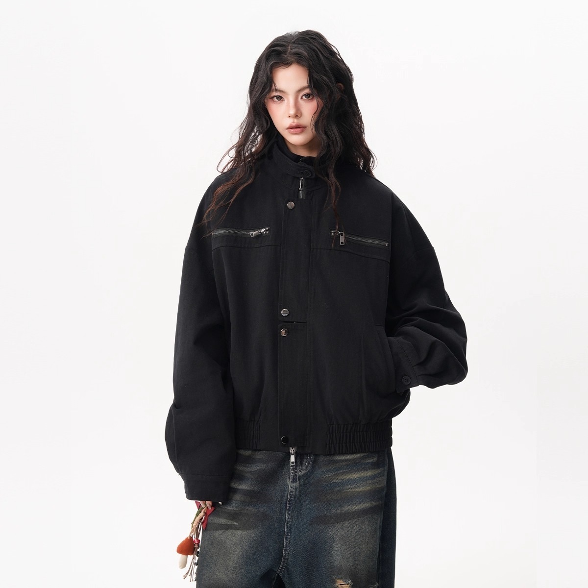 เสื้อแจ็คเก็ตวินเทจสไตล์บาร์นส - Women'S Fashion Utility Jacket บทวิจารณ์และราคา