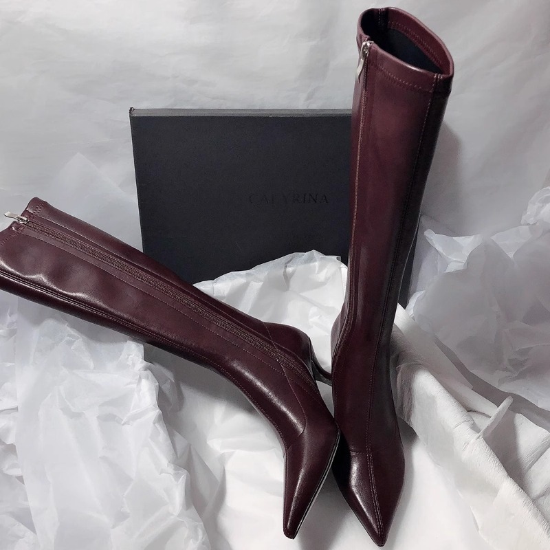 รองเท้าบูทแฟชั่นทรงสูงถึงเข่า  - Women'S Fashion Knee High Boots บทวิจารณ์และราคา