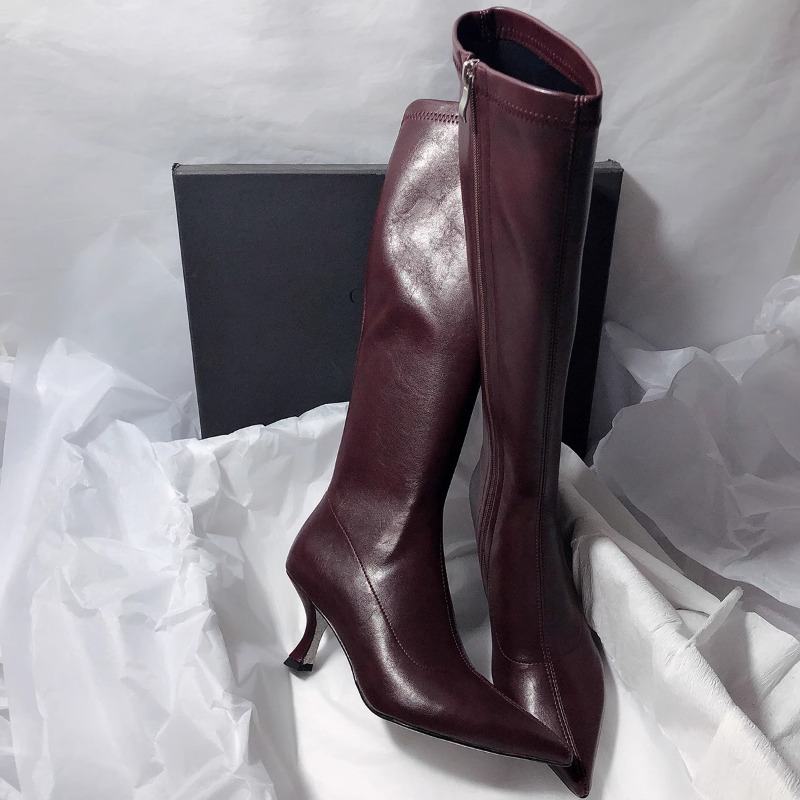 รองเท้าบูทแฟชั่นทรงสูงถึงเข่า  - Women'S Fashion Knee High Boots บทวิจารณ์และราคา