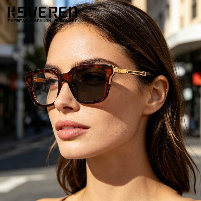 แว่นตาสายตาสั้นเปลี่ยนสีอัตโนม - Women'S Fashion Glasses With Clear Lenses บทวิจารณ์และราคา