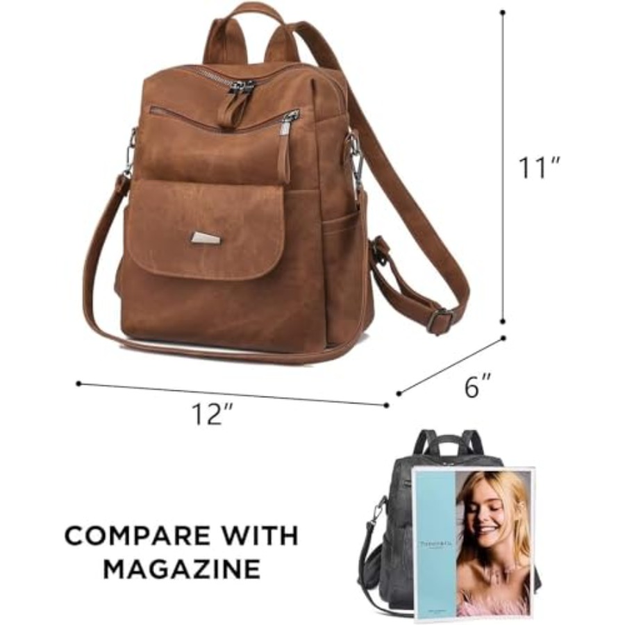 กระเป๋าเป้สะพายหลังหนัง PU สำห - Women Fashion Designer บทวิจารณ์และราคา